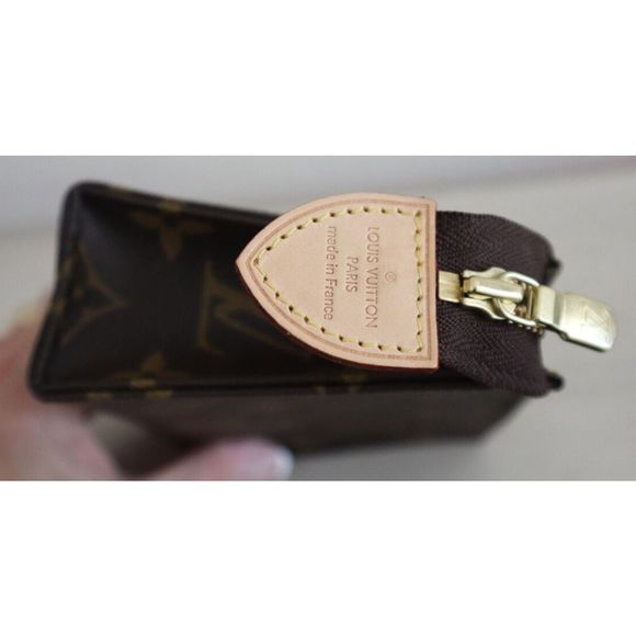 Louis Vuitton Monogram Small Poche Toilette Cosmetics Pouch w/Dust Bag - Picture 10 of 12